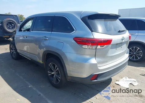 2019 Toyota Highlander Le из США, поврежденный, VIN 5TDZARFHXKS057151